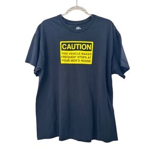 Danny Duncan T Shirt Caution Your Moms House Graphic Tee XL Black Funny YouTuber